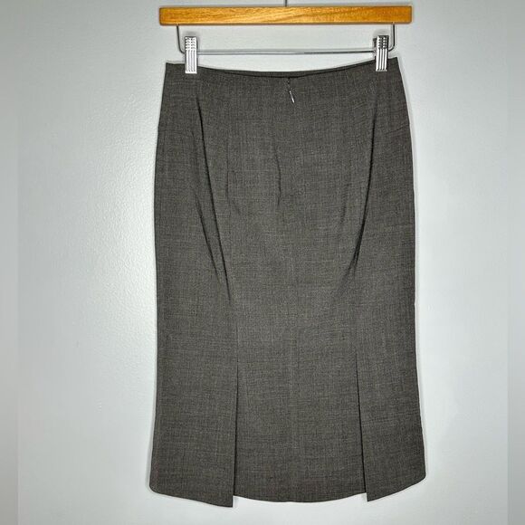 BABATON Aritzia Jupe Fletcher Wool Blend Pencil Skirt Sz 2 Gray - Picture 3 of 6